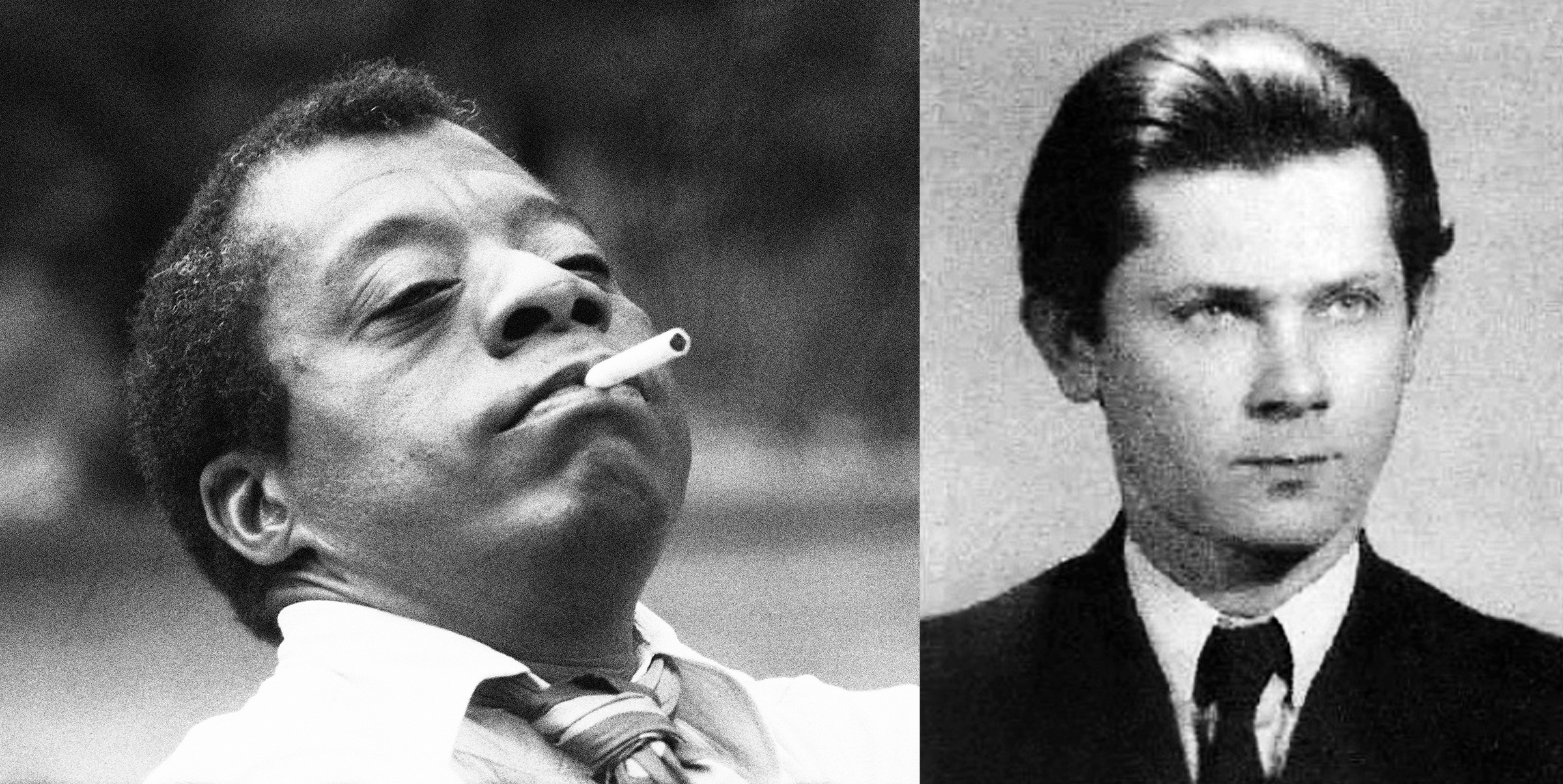 James Baldwin i Zbigniew Herbert, zdjęcia z domeny publicznej, Allan Warren, CC BY-SA 3.0